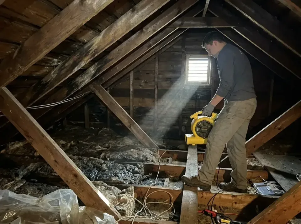 attic-water-damage-drying-proc-007 — frequently asked questions, Emergency Water Extraction & 24/7 Flood Response in Canby,…